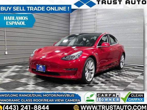 TESLA MODEL 3 2020 5YJ3E1EB4LF666914 image